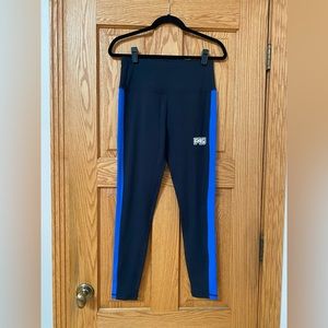 New Without Tags F45 Women’s Coach Uniform Leggings Size Medium - Blue & Black